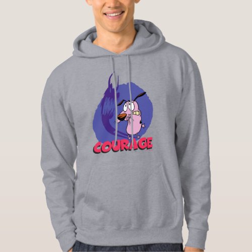Courage the Cowardly Dog  Shadow Graphic Hoodie