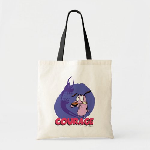 Courage the Cowardly Dog  Shadow Graphic Tote Bag