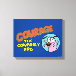 Courage the Cowardly Dog   Show Logo Canvas Print