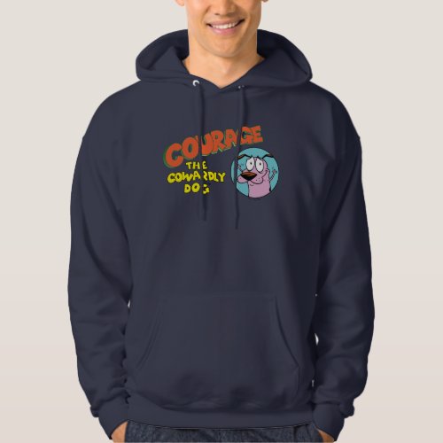 Courage the Cowardly Dog  Show Logo Hoodie