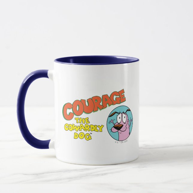 Courage the Cowardly Dog | Show Logo Mug (Left)