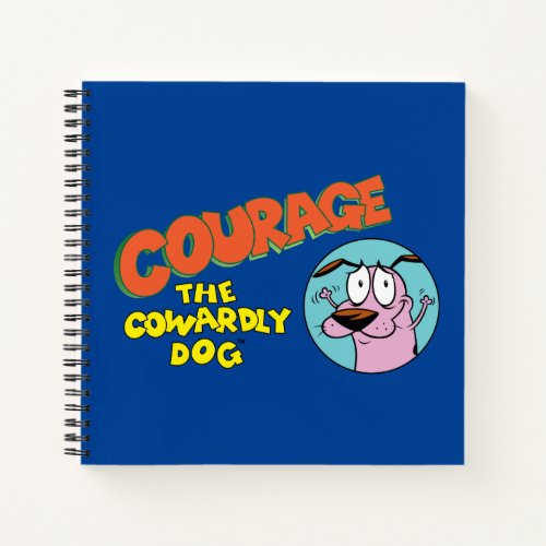 Courage the Cowardly Dog  Show Logo Notebook