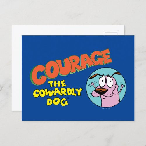 Courage the Cowardly Dog  Show Logo Postcard