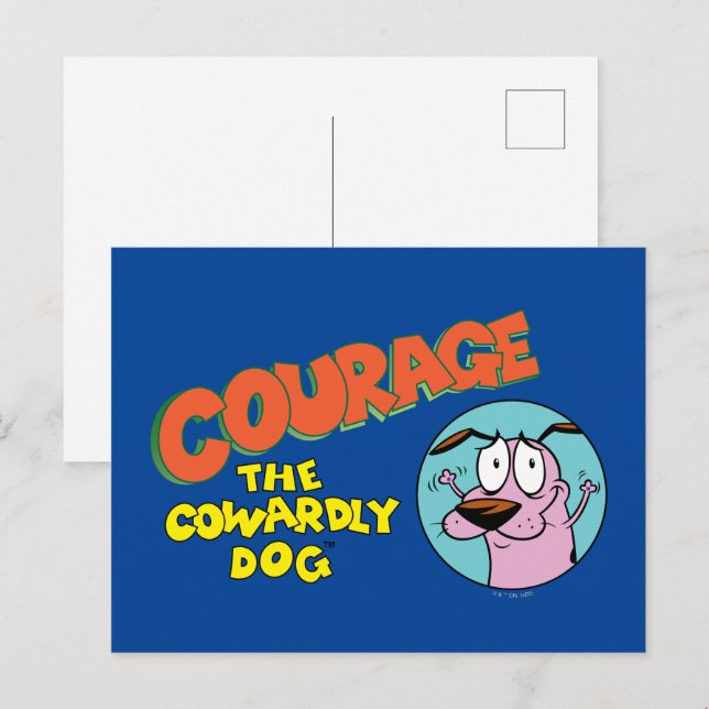 Courage the Cowardly Dog | Show Logo Postcard (Front/Back)