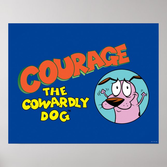 Courage the Cowardly Dog | Show Logo Poster (Front)
