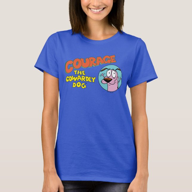 Courage the Cowardly Dog | Show Logo T-Shirt (Front)