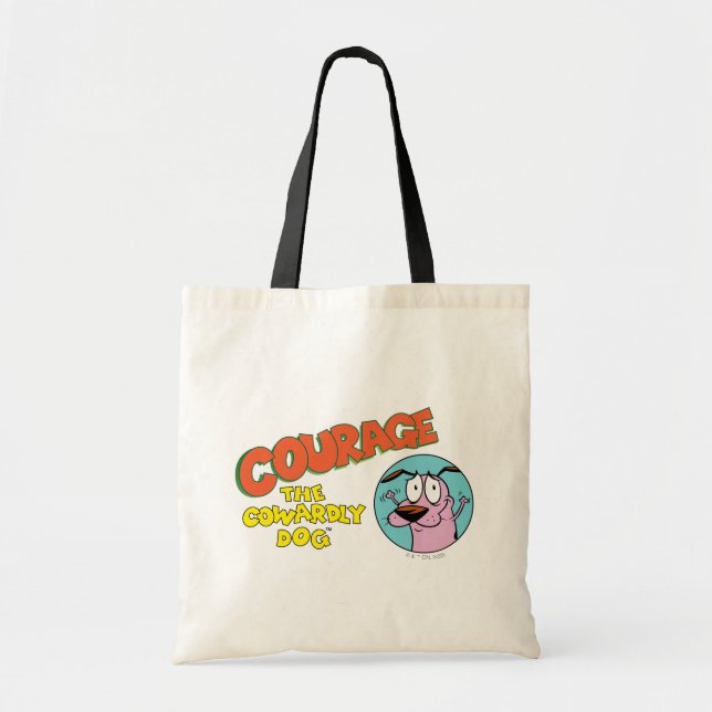 Courage the Cowardly Dog | Show Logo Tote Bag (Front)