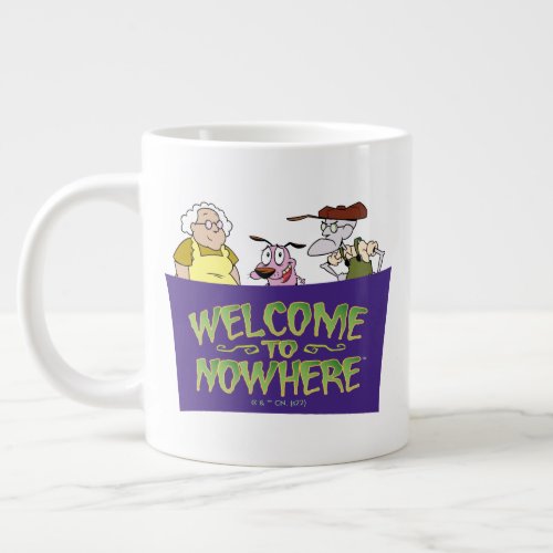 Courage the Cowardly Dog  Welcome To Nowhere Giant Coffee Mug