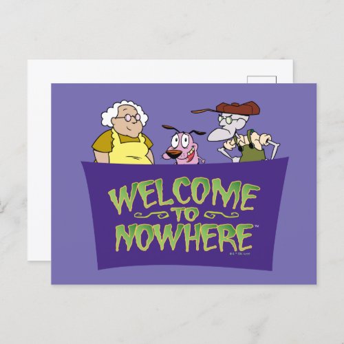 Courage the Cowardly Dog  Welcome To Nowhere Postcard