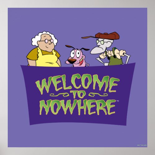 Courage the Cowardly Dog  Welcome To Nowhere Poster
