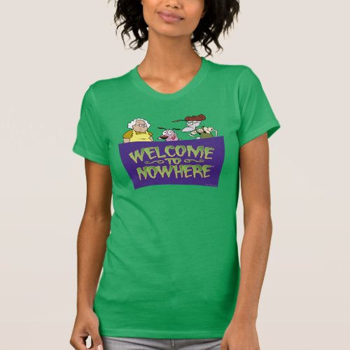 Courage the Cowardly Dog  Welcome To Nowhere T_Shirt