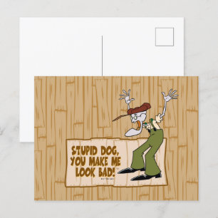 Courage the Cowardly Dog   You Make Me Look Bad! Postcard