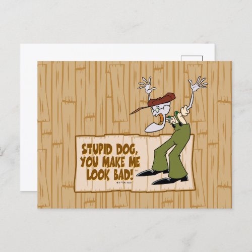 Courage the Cowardly Dog  You Make Me Look Bad Postcard