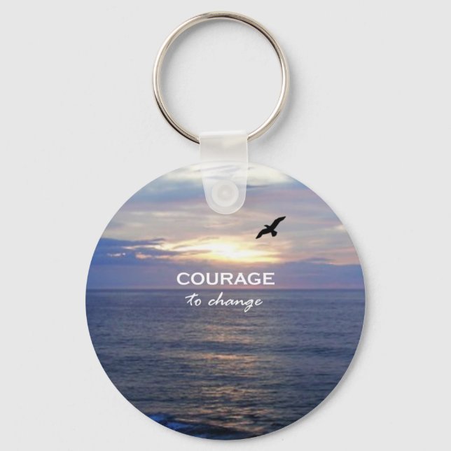 Courage To Change Keychain (Front)