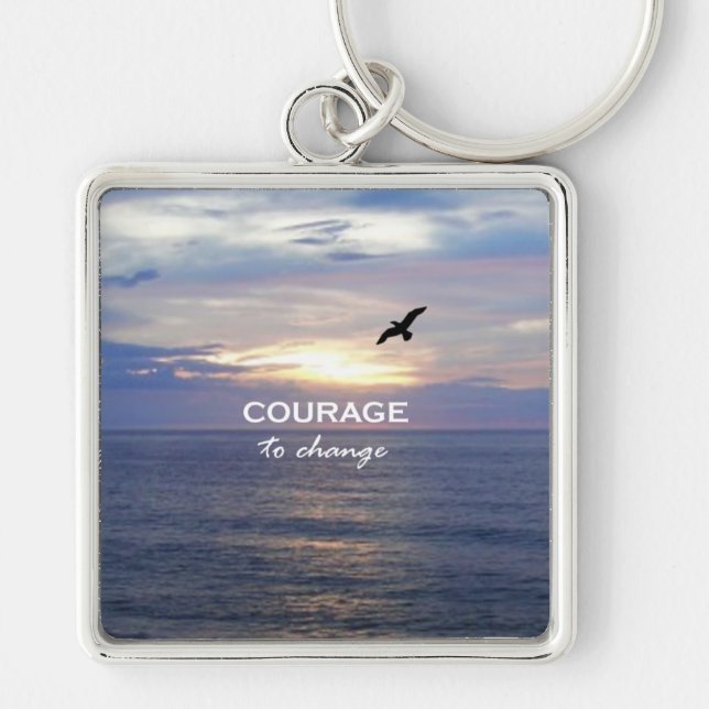 Courage to Change Keychain (Front)