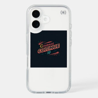 Courage to continue iPhone 16 case
