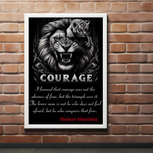 Courage: Triumph Over Fear, Cub's Play Poster