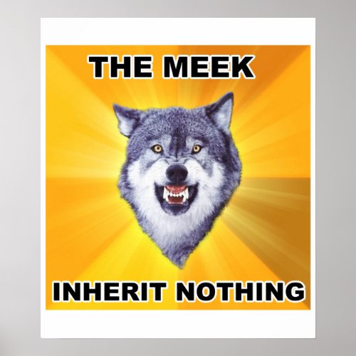 Courage Wolf Meek Inheritance Poster