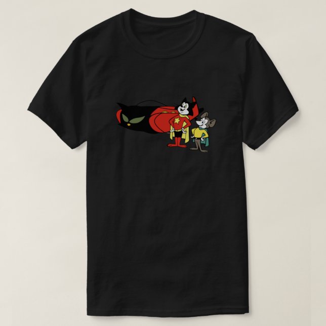 Courageous Cat and Minute Mouse Essential T-Shirt (Design Front)