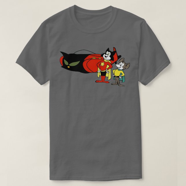 Courageous Cat  T-Shirt (Design Front)