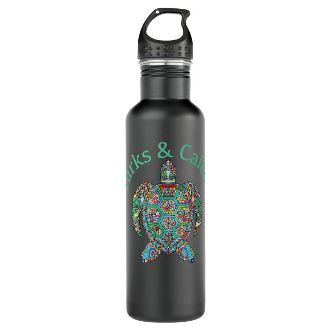 Courageous Good Turks Caicos Cute Gifts Stainless Steel Water Bottle (Front)