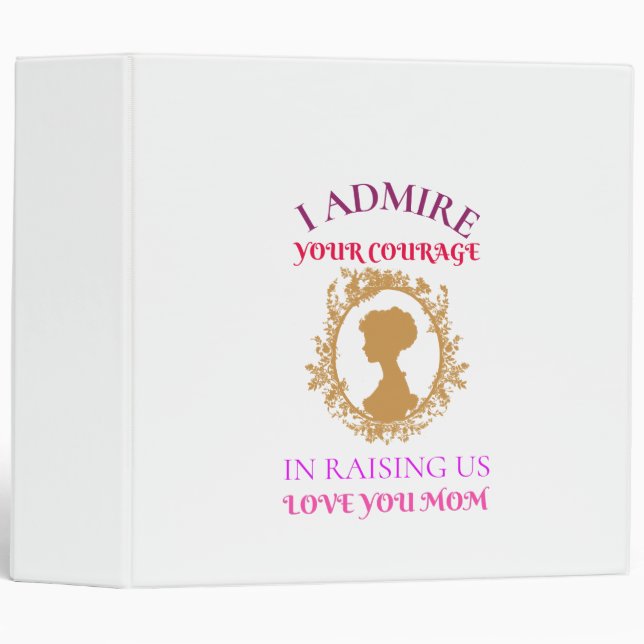 courageous mom 3 ring binder (Front/Spine)