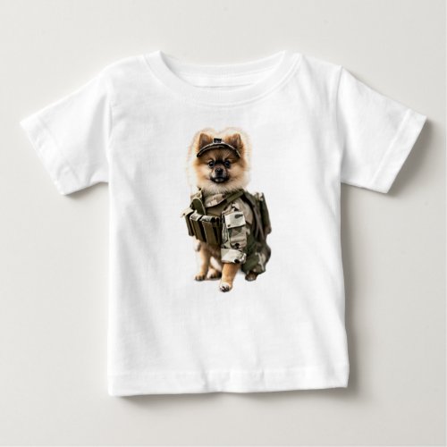 Courageous Pup Baby T_Shirt Baby T_Shirt