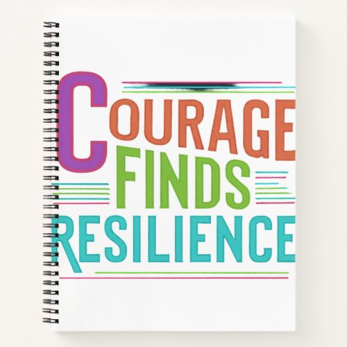  Courageous Resilience Notebook