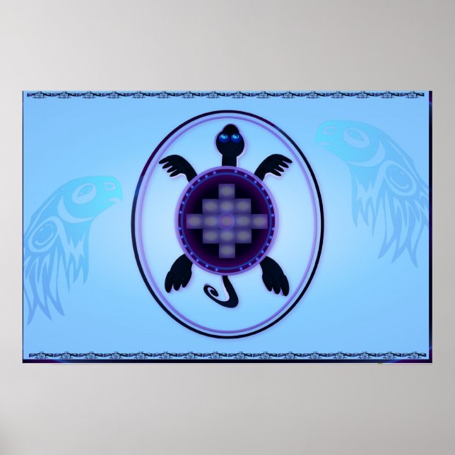 Courageous Turtle Yardsign Poster (Front)