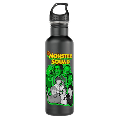 Courageous Yummy Monster Squad Character Collage G Stainless Steel Water Bottle