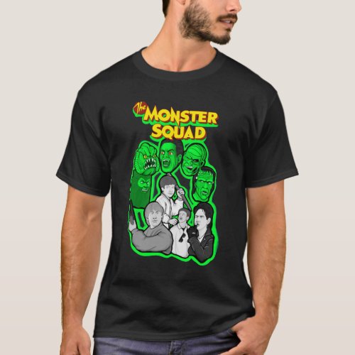 Courageous Yummy Monster Squad Character Collage G T_Shirt