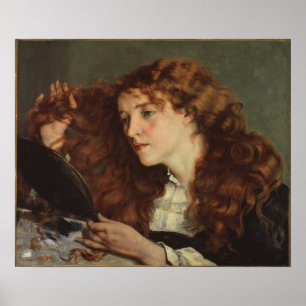 Courbet - Jo The Beautiful Irish Girl Poster
