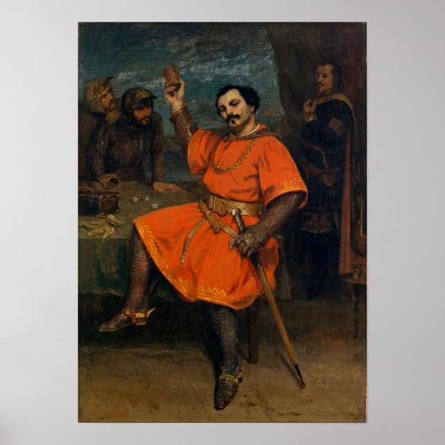 Courbet - Louis Gueymard As Robert Le Diable Poster (Front)