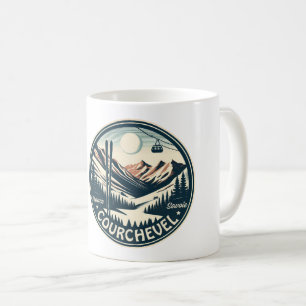 Courchevel ski resort in the french alps gifts Sti Coffee Mug