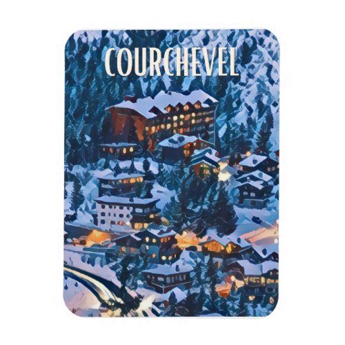 Courchevel Station de ski  Magnet