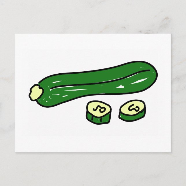 courgette postcard (Front)