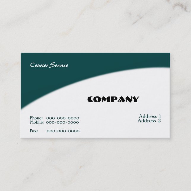Courier Business Card (Front)