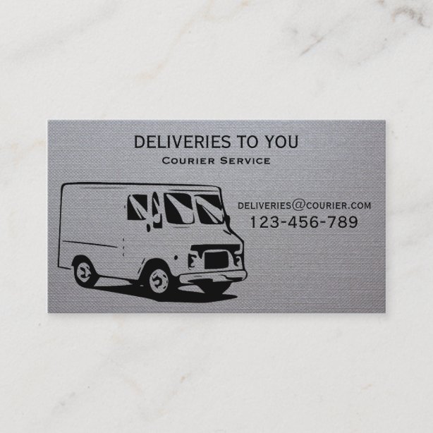 Delivery Service Business Cards - Business Card Printing | Zazzle