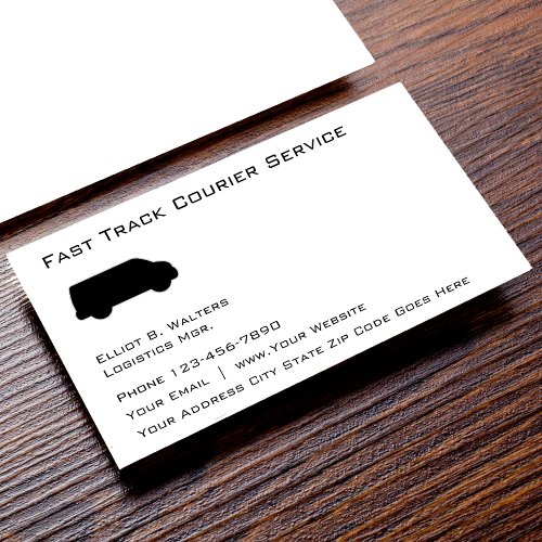 Courier Service Business Design Business Card