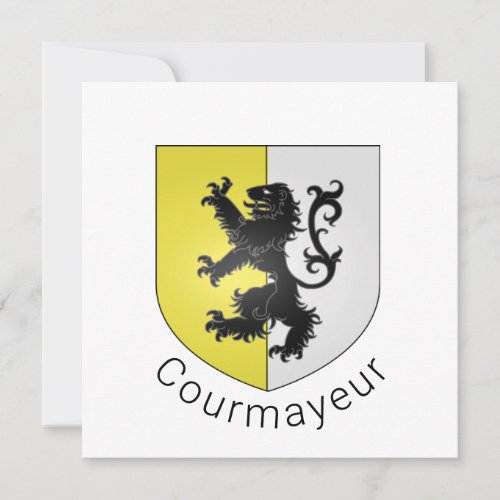 Courmayeur coat of arms Val dAosta