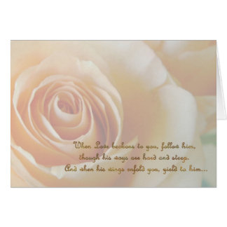 Course of Love 1 Rose Cards