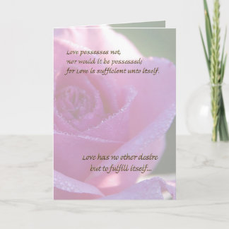 Course of Love 4 Card