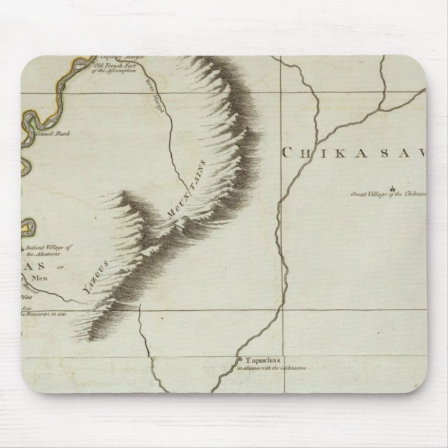 Course of the River Mississipi Mouse Pad (Front)