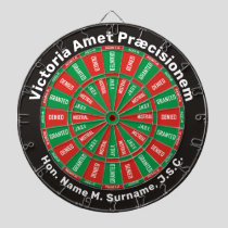 Court Decision Dart Board