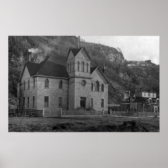 Court House in Skagway, Alaska Photograph Poster (Front)