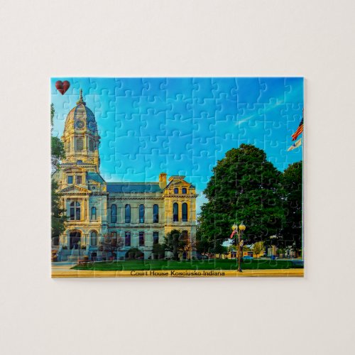 Court House Kosciusko Indiana Jigsaw Puzzle