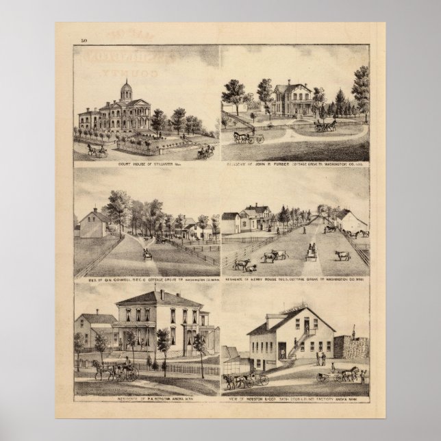 Court House of Stillwater, Minnesota Poster (Front)