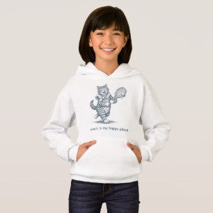 court is my happy place hoodie