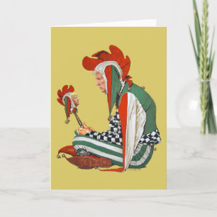 Court Jester Birthday Greeting Card