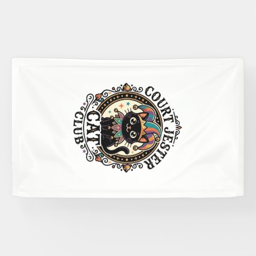 Court Jester Cat Funny Cat Lover Design - Court Je Banner